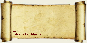 Tijana Ponoš vizit kartica